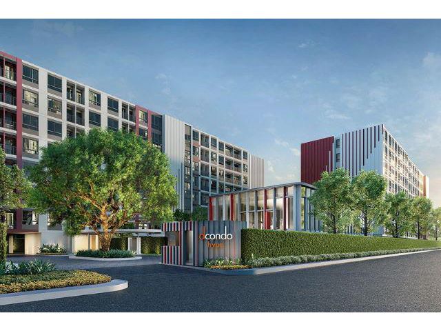 CM04030 ขายดาวน์ โครงการ ดี คอนโด ไฮป์ รังสิต D Condo Hype Rangsit คอนโดมิเนียม ถนนพหลโยธิน ตรงข้าม ม.กรุงเทพ