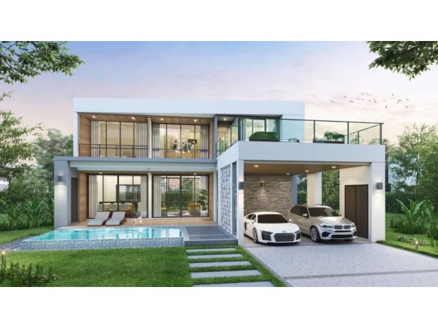 New Pool Villa บ้านมือหนึ่ง  พิกัด พัทยาฝั่งตะวันออก - ห้วยใหญ่ บ้านที่ออกแบบและคิดมาอย่างดี ใน concepts ที่ลงตัว