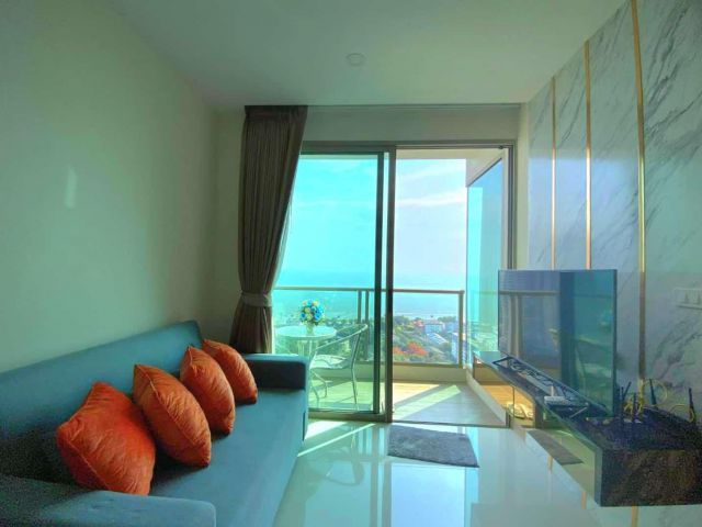 C41 High Floor Ocean View 1 Bedroom The Riviera Jomtien for Rent/ให้เช่า คอนโดริเวียร่าจอมเทียน 1 ห้องนอน  วิวทะเล