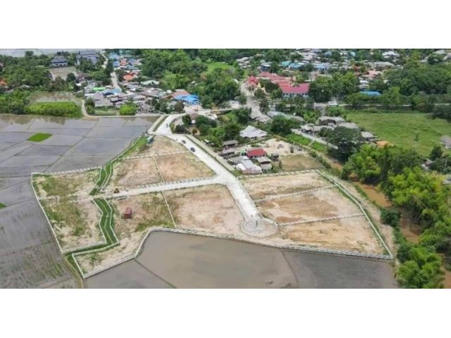 ขายที่ดินแม่ริม ใกล้รร.นานาชาติเปรม ติดน้ำแม่ริม เนื้อที่ 283 – 448 ตร.ว. เริ่มต้นวาละ 13,000