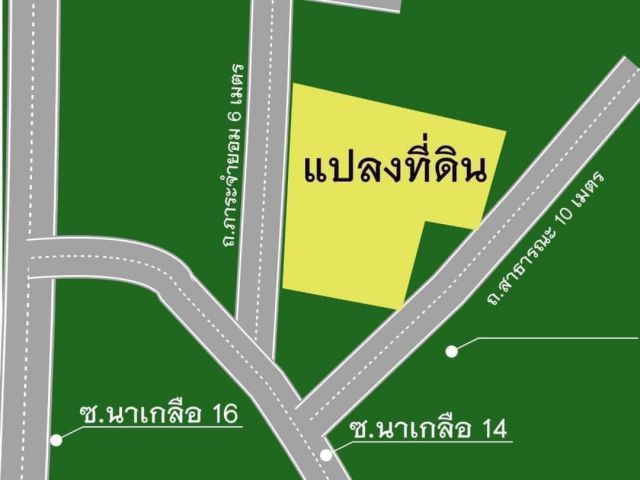 ที่ดินพัทยา-นาเกลือ 221 ตรว. เหมา 26ล้าน ต.นาเกลือ อ.บางละมุง จ.ชลบุรี - ที่ดินติดถนน 2 ด้านใกล้ทะเลวงศ์อมาตย์  , ใกล้โรงแรมลองบีช