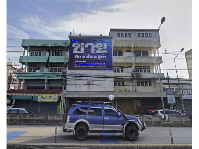 อาคารพาณิชย์ 4 ชั้น 2 คูหา ติดถนนใหญ่ บางบัวทอง จ.นนทบุรี