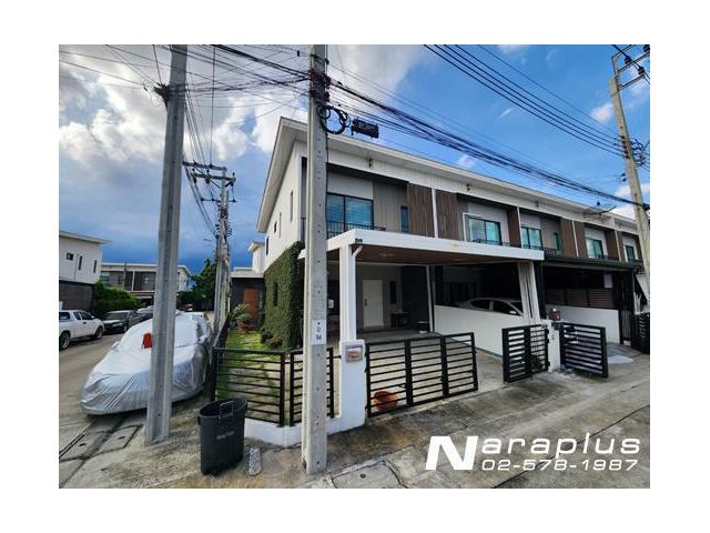 Listing No. 66070518: ทาวเฮ้าส์  2  ชั้น (หลังมุม)  บนเนื้อที่ขนาด  28.6   ตารางวา  พื้นที่ใช้สอยประมาณ  110  ตารางเมตร