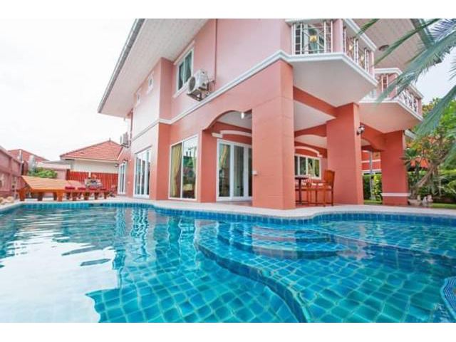 ไทวัสดุ  บ้านพูลวิลล่า 4นอน พัทยาใต้ หาดจอมเทียน 800 ม. เฟอร์ครบ