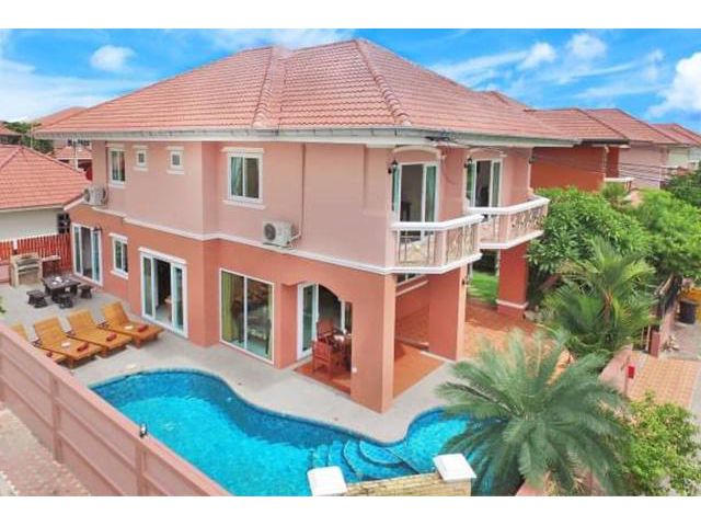 ไทวัสดุ พัทยาใต้ ให้เช่า Pool Villa หาดจอมเทียน 800 ม. 4นอน