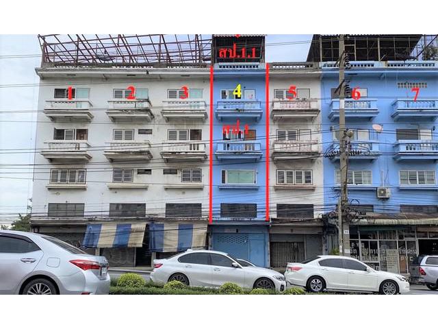 ขายอาคารพาณิชย์ 4 ชั้น ติดถนน บางขุนเทียน