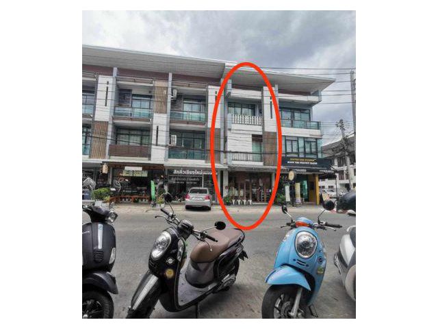 R7 อาคารพาณิชย์ 3 ชั้น ถ.ศิริมังคลาจารย์ ใกล้ รพ.สวนดอก ย่านธุรกิ