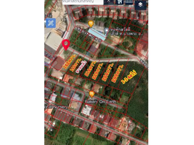 ที่ดินแบ่งขายใกล้ถนนสุขุมวิทบางพระ ต.บางพระ อ.ศรีราชา จ.ชลบุรี