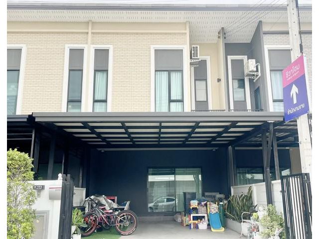 ขายบ้านพรีเมียมทาวน์โฮม หมู่บ้าน #ชีวาโฮม วงแหวน ลำลูกกา