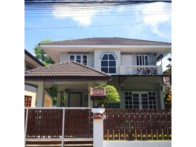 #บ้านสองชั้นในโครงการศิริพรใกล้ J Space สันทราย ใกล้ถนน