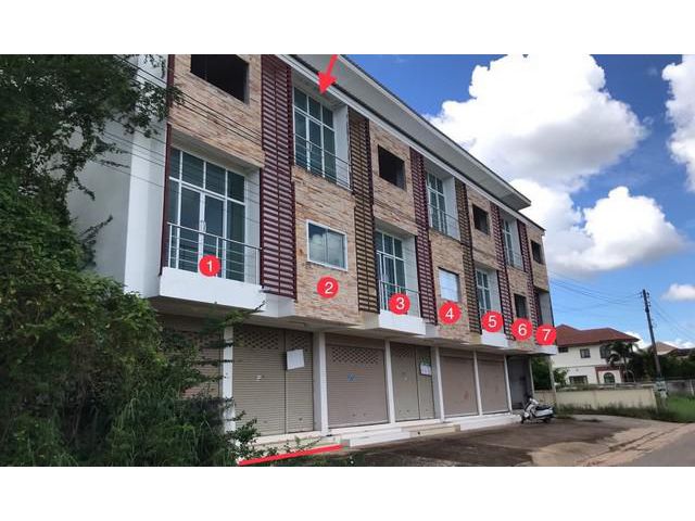 ขายอาคารพาณิชย์ใกล้ ตลาดศรีวิไล อำเภอเมืองขอนแก่น จังหวัดขอนแก่น