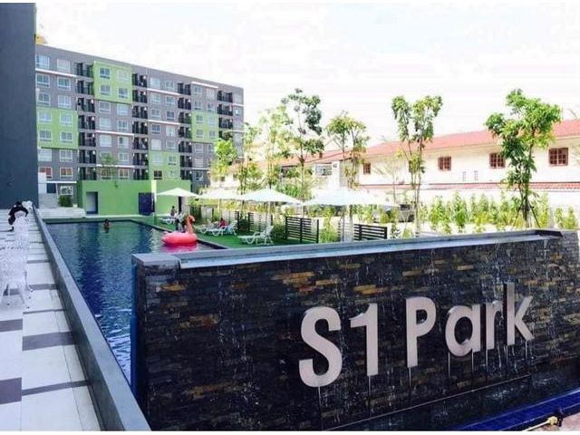 ขายคอนโด S1 park condo  ทำเลดอนหัวฬ่อ หลังอมตะนคร ชลบุรี