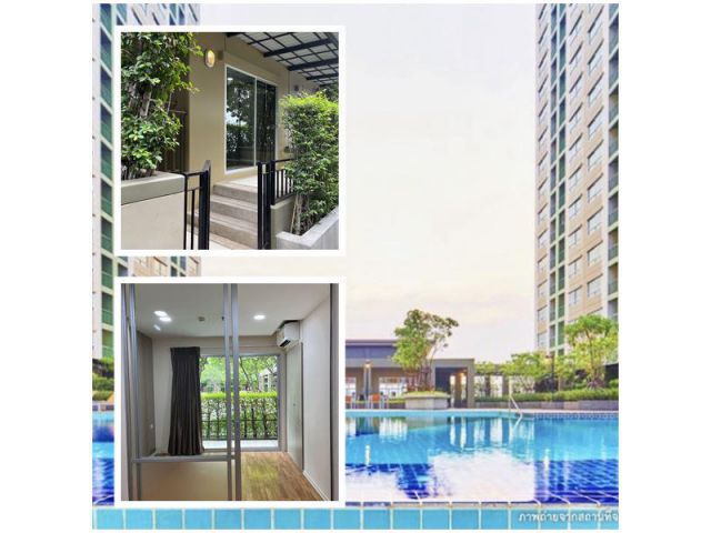 ขายคอนโด Lumpini Ville Nakhon In-Reverview ชั้น7 อาคารB ขนาด 34 ตรม. ใกล้ Esplanade แคราย, โลตัสแคราย โทร 0812549925