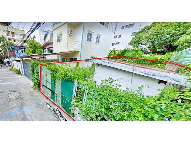 ที่ดินถมแล้ว 30 ตรว BTSสุรศักดิ์ 400 ม. AirBNB สาทร ติด อัสสัมชัญ