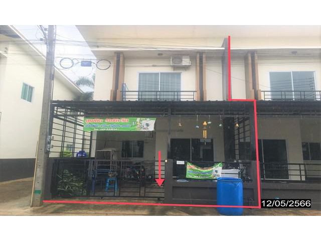 ขายทาวน์โฮม 2 ชั้น โครงการ บ้านรัก อำเภอเมืองขอนแก่น จังหวัดขอนแก