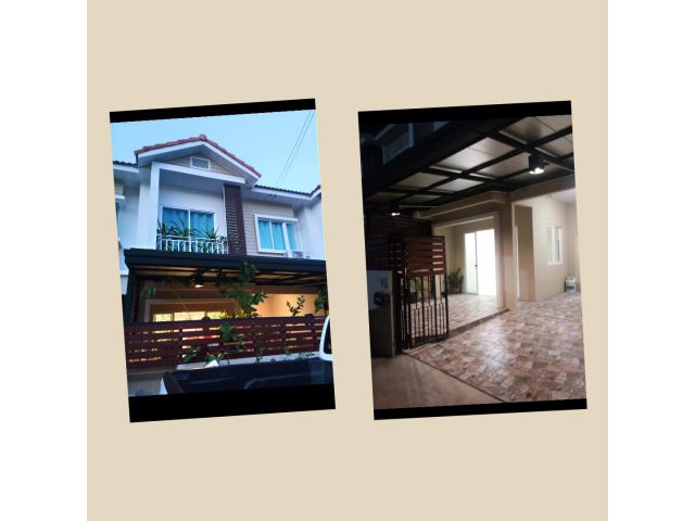 ขายบ้านทาวน์เฮาส์ หมู่บ้านภูมิใจนิเวศน์ 3 ซอบสุขสวัสดิ์ 100(วัดใหญ่)