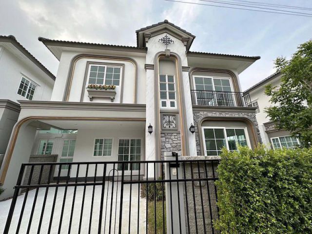BH2317 ปล่อยเช่าบ้านใหม่มือหนึ่ง บ้านแกรนดิโอ บางนา กม 5