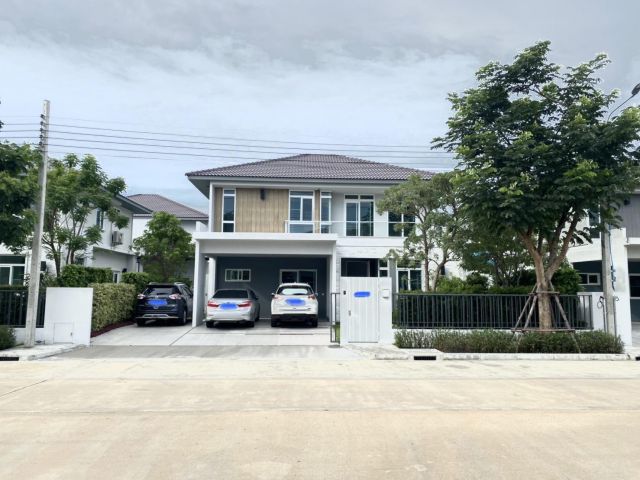 เช่า มัณฑนา บางนา-วงแหวน (ซอยราม 2) บ้านเดี่ยวสไตล์โมเดิร์น แขวงดอกไม้ เขต ประเวศ กรุงเทพมหานคร