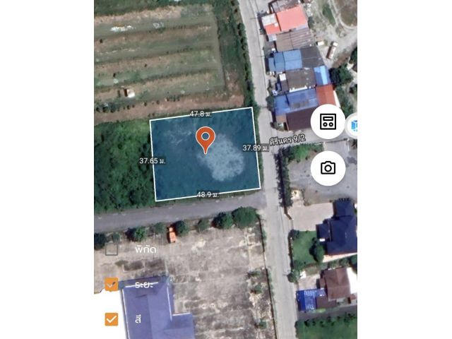 ที่ดินติดศาลาประชาคมห้วยกะปิ 454ตรว. เหมา 9,080,000บ. ต.ห้วยกะปิ อ.เมือง จ.ชลบุรี - ที่ดินถมแล้วติดถนนสองด้านด้านแรกติดถนนหน้ากว้างประมาณ 37เ