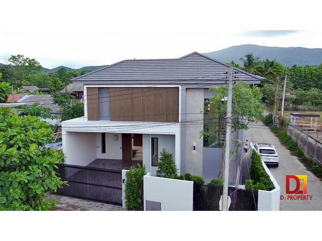 ขายบ้านเดี่ยวสไตล์มินิมอล 2 ชั้น ใกล้โรงเรียนนานาชาติ