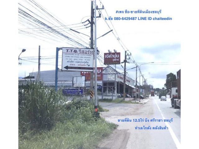 ##ขายที่ดินผังเมือง EEC เนื้อที่ 12.5ไร่ ติดถนน 85เมตร ลึก 300เมตร ตำบลบึง ศรีราชา ชลบุรี ใกล้นิคมปิ่นทอง ##