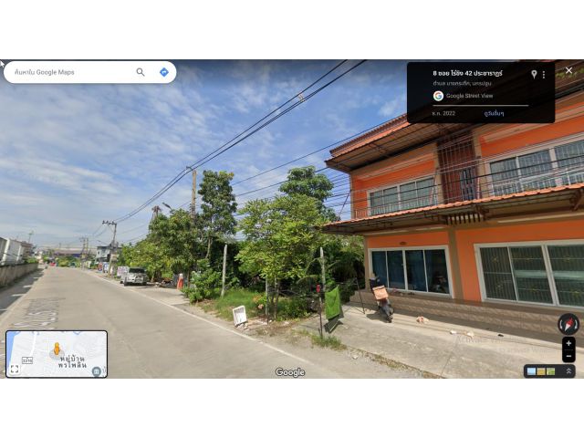 ขายที่ดิน 300 ตรว. พร้อมอาคารพานิชย์ ซอยไร่ขิง 42 ประชาราษฎร์ อ.สามพราน