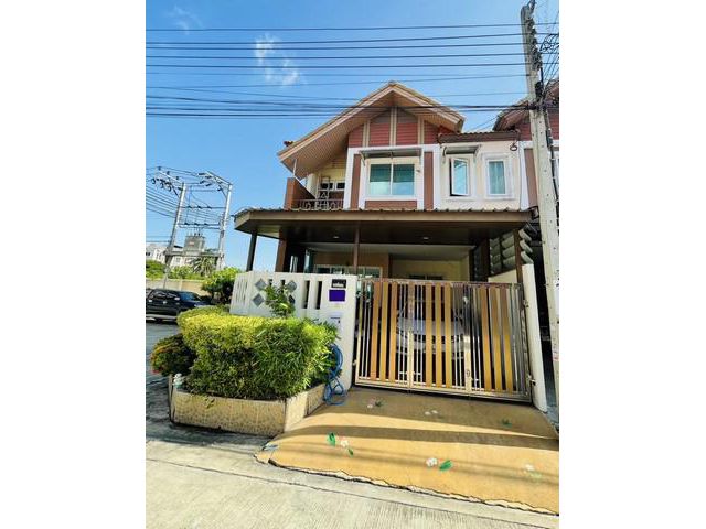 ขายทาวน์โฮมหลังริม หมู่บ้านสุขนิเวศน์ 5 เฟส 1  (ใกล้วัดหลวงพ่อโอภ