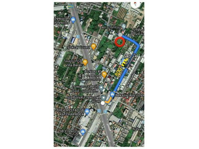 ขายที่ดินเปล่า ใกล้ถนนราชพฤกษ์  เนื้อที่ 1-3-21 ไร่ ติดสภ.บางกรวย