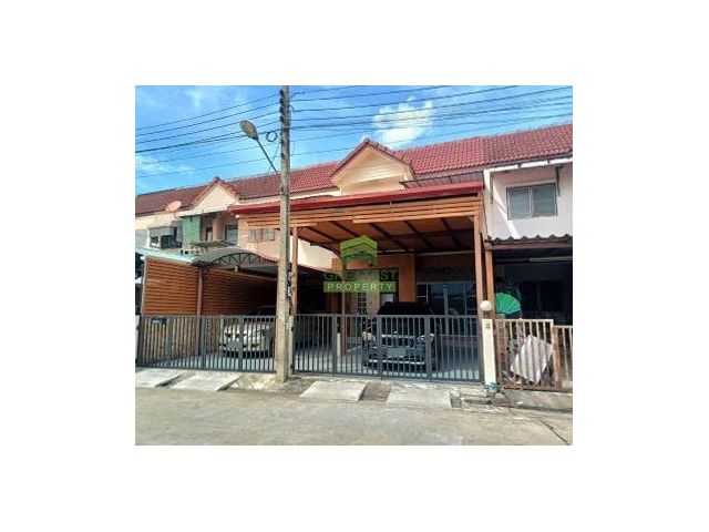 หมู่บ้านพร้อมจิตร บางใหญ่ วัดพระเงิน ขายด่วน ทาวน์เฮ้าส์ 2 ชั้น เนื้อที่ 39.20 ตร.ว ทำเลดี แต่งสวย พร้อมอยู่