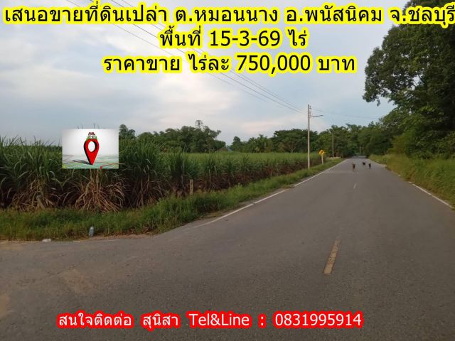 ขายที่ดิน อ.พนัสนิคม ชลบุรี