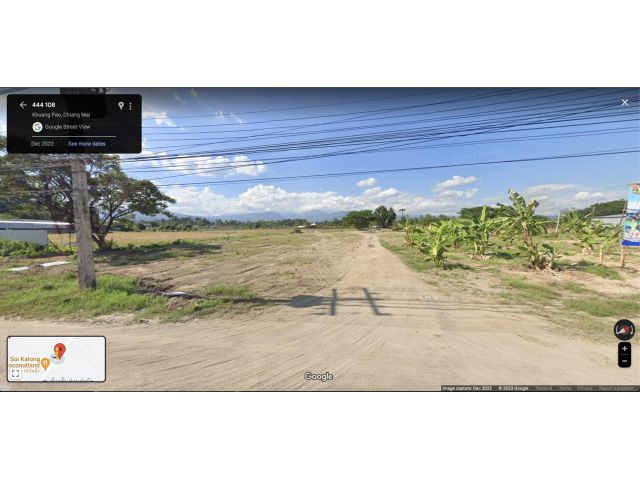 ที่ดิน 21-0-75 ไร่ ฝั่งตรงข้ามศูนย์รถยนต์โตโยต้า จอมทอง