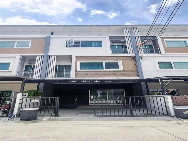P134 ให้เช่า ทาวน์โฮม วิลเลต ซิตี้ พัฒนาการ 38 Villette City Pattanakarn 38 เดินทางสะดวก เหมาอยู่อาศัย