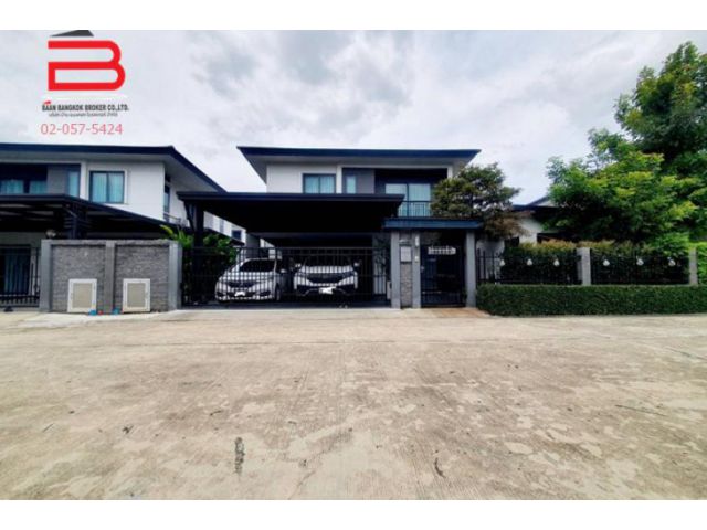 บ้านเดี่ยว หลังริม หมู่บ้าน บริทาเนีย บางนา กม.12 เนื้อที่ 56.5 ตรว. ถนนบางนา-ตราด อ.บางพลี จ.สมุทรปราการ