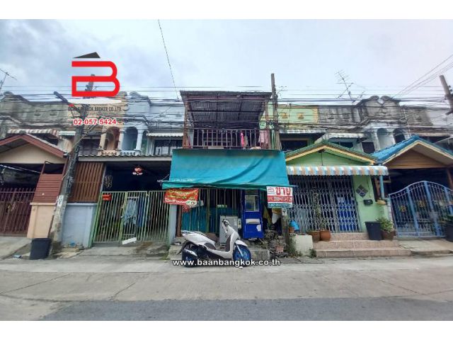 ทาวน์เฮาส์ หมู่บ้าน สุภาวัลย์ เนื้อที่ 16.1 ตรว. ถนนรามคำแหง เขตมีนบุรี