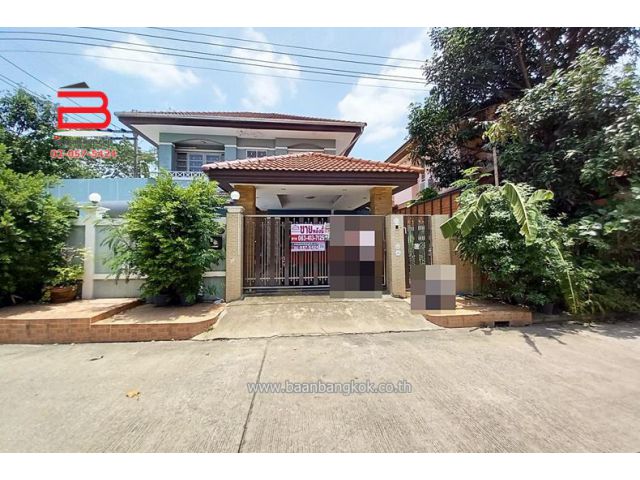 บ้านเดี่ยว 2 ชั้น โครงการ ฟลอร่าวิลล์ สุวินทวงศ์ เฟส 8 เนื้อที่ 59.5 ตรว. ซ.สุวินทวงศ์ 38 ถนนสุวินทวงศ์ เขตหนองจอก