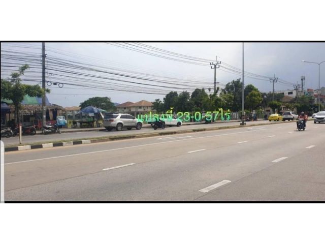 R624-048 ขายที่ดิน23-0-57ไร่ ติดถนนเลียบคลองสองเขตคลองสามวา  ที่สวยมาก ทำเลดี เดินทางสะดวก เหมาะทำจัดสรรหรือซื้อเพื่อการลงทุน
