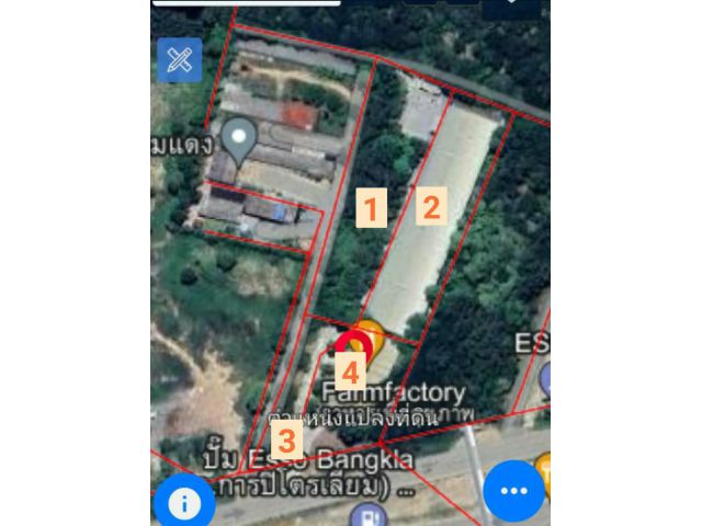 ขายที่ดินพร้อมโรงงาน ติดถนน304 บางคล้า