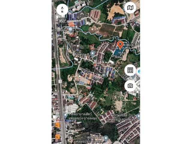 ที่ดินติดโครงการหมู่บ้านท่ากระดาน 6-3-42ไร่ ไร่ละ 6ล้าน ต.บางละมุง อ.บางละมุง จ.ชลบุรี - ที่ดินแปลงสวยหน้ากว้างติดถนนประมาณ 130 เมตร