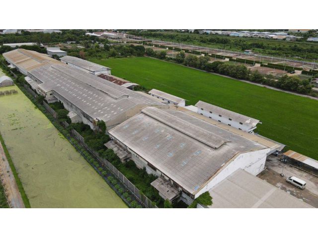 LL27 ขาย-ให้เช่า โกดัง 15 ไร่ 18000 ตรม. บางกรวย ไทรน้อย นนทบุรี ทำเลดี ติดถนนหลัก ค่าเช่า ราคาขายถูกมาก