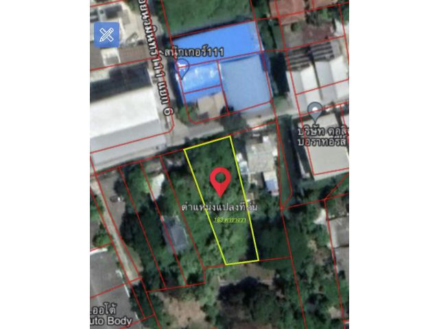 ขายที่ดิน ซ.นวมินทร์ 111 แยก 4 ใกล้ทางด่วนรามอินทรา-อาจณรงค์ ขนาด 183 ตรางวา