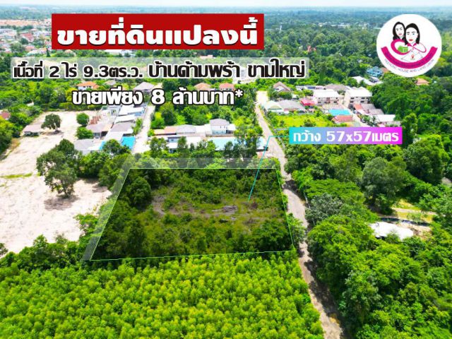 ขายที่ดินบ้านด้ามพร้า 2ไร่ 9.3 ตารางวา