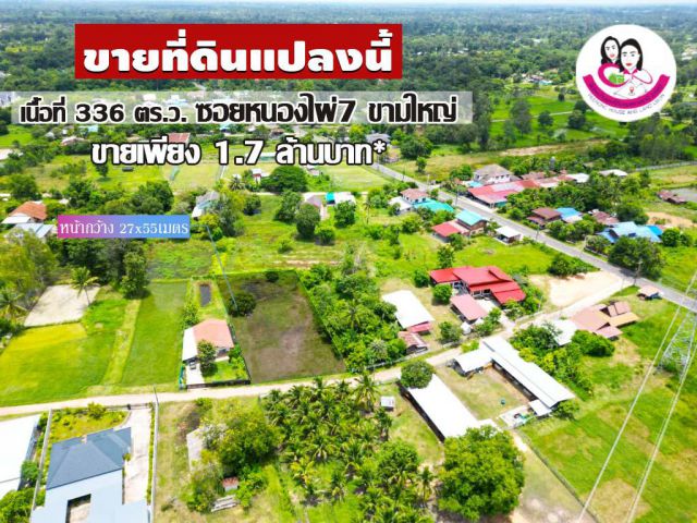 ที่ดิน 336ตร.ว. ซอยหนองไผ่7 อ.เมือง จ.อุบลราชธานี