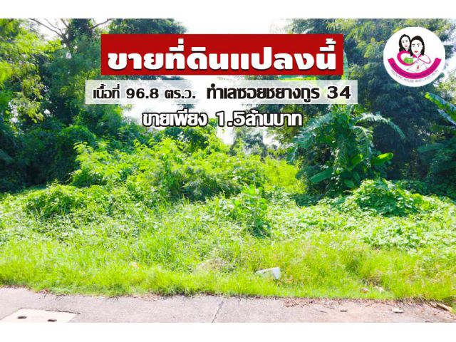 ขายที่ดินเปล่า86.8 ตร.ว. ทำเลใจกลางเมือง จ.อุบล