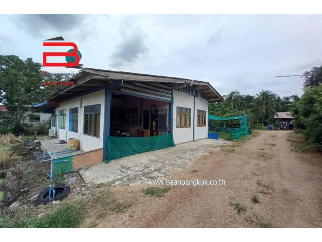 ที่ดิน+บ้าน ถนนเลียบคลอง 9 เนื้อที่ 182 ตรว. ถนนรังสิต-นครนายก อ.หนองเสือ จ.ปทุมธานี
