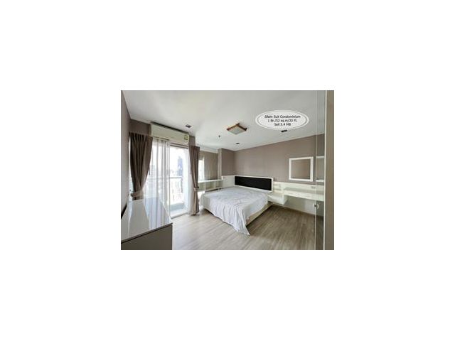 ขาย- Silom Suit Condominium / 1 ห้องนอน /52 ตรม./ชั้น 33 /ใกล้ BTS เซนหลุยส์/ขาย 5.4 ล้าน