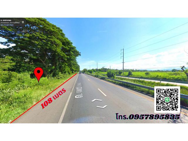ขายที่ดินประจวบคีรีขันธ์ บ่อนอก 8-3-8ไร่ ติดถนนเพชรเกษม ใกล้ชายหาดกุยบุรี