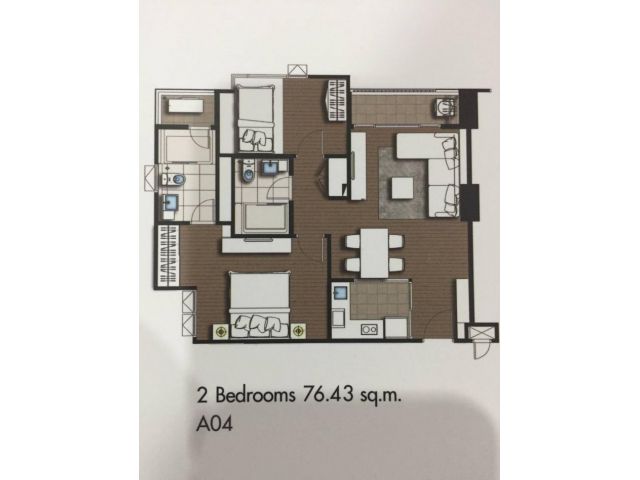 ให้เช่า คอนโด เดอะ รูม สาทรตากสิน THE ROOM สาทร - ตากสิน 76.43 ตรม.