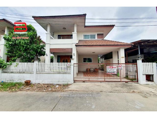 บ้านเดี่ยว หมู่บ้าน มารวย 2 (สุวรรณไม้งาม) เนื้อที่ 55.2 ตรว. ถนนพหลโยธิน เขตสายไหม