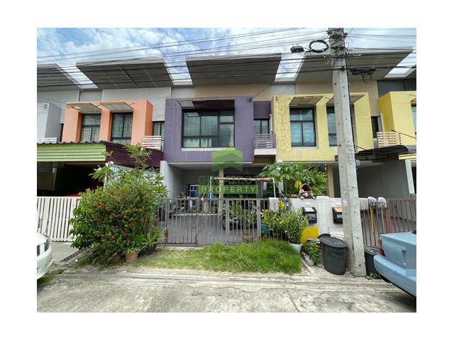 หมู่บ้านไอ-ดีไซน์ ลำลูกกา คลอง 3 I-DESIGN LUMLUKKA KLONG 3 ขายด่วน ทาวน์โฮม 2 ชั้น เนื้อที่ 21.90 ตร.ว ทำเลดี สวย ใหม่ พ