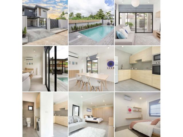 บ้านสร้างรีโนเวทใหม่สไตล์โมเดิร์น ใกล้กาดฝรั่ง เชียงใหม่